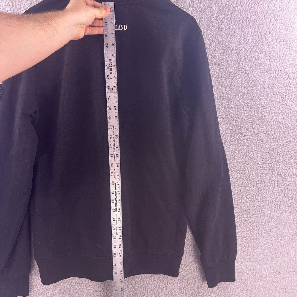 Stone Island Mens Black Embroidered Compass Logo Sweatshirt XXL 6915611J04Z - Picture 7 of 9